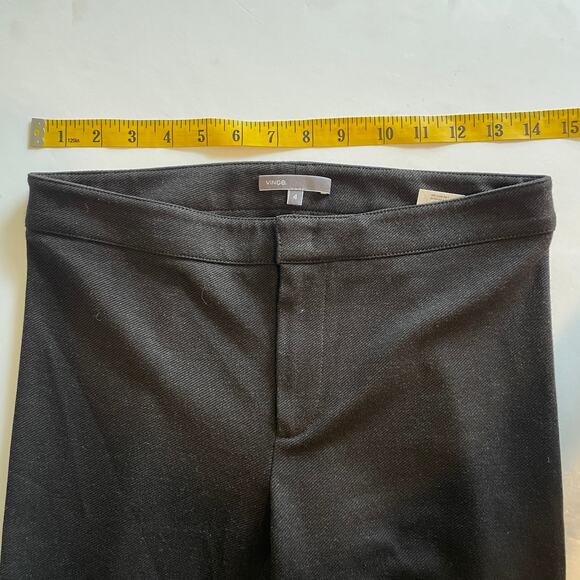 VINCE Skinny Pants Womens Size 4 Dark Brown Mid Rise Zip Ankle Stretch Casual - Picture 6 of 8